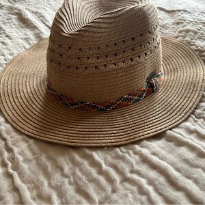 Eddie Bauer wide brim summer straw hat sun protection